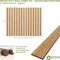 Ekena Millwork 48H x 3/8T Adjustable Wood Slat Wall Panel Kit w/ 3W Slats, Maple contains 15 Slats SWW60X48X0375MA - alternate 6